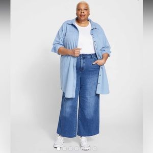 Universal Standard Jackie High Rise Cropped Jeans